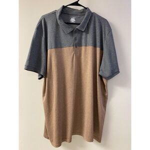 Men's Polo Short Sleeve Casual Knit Cool-dri Golf/Dress Shirt Size 3XL